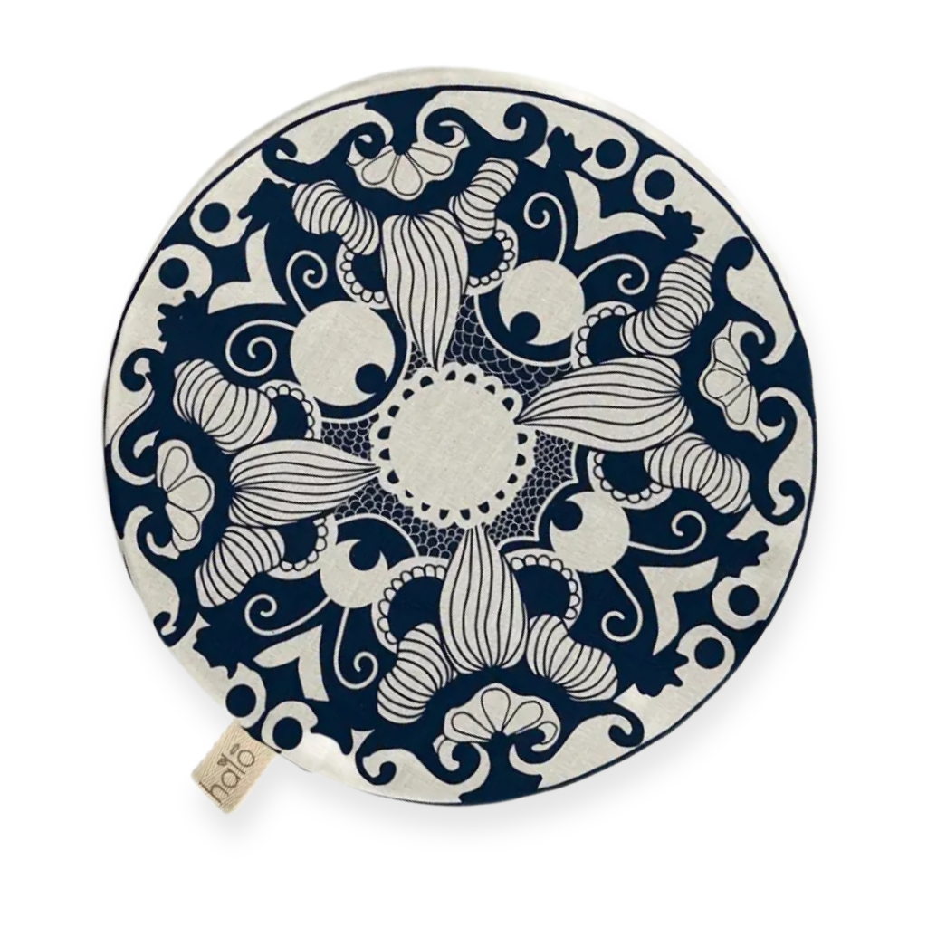 Organic Cotton Dish Cover — Round, L | Paradise