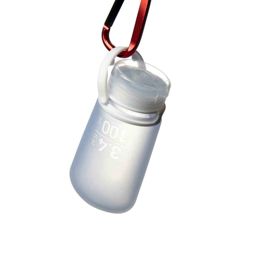 Refillable Silicone Squeeze Bottles for Travel made by humangear - GoToob+ is TSA approved for air travel. Designed in USA. 3-pack includes purple, clear, and teal silicone bottles. LoopLock technology makes it easy to hook!