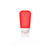 Refillable Silicone Squeeze Bottles for Travel made by humangear - GoToob+ is TSA approved for air travel. Designed in USA. Large red bottle.