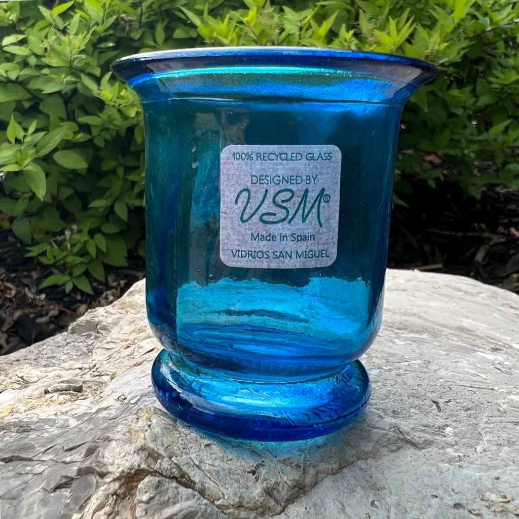 Recycled Glass Mini Hurricane Candle Holder