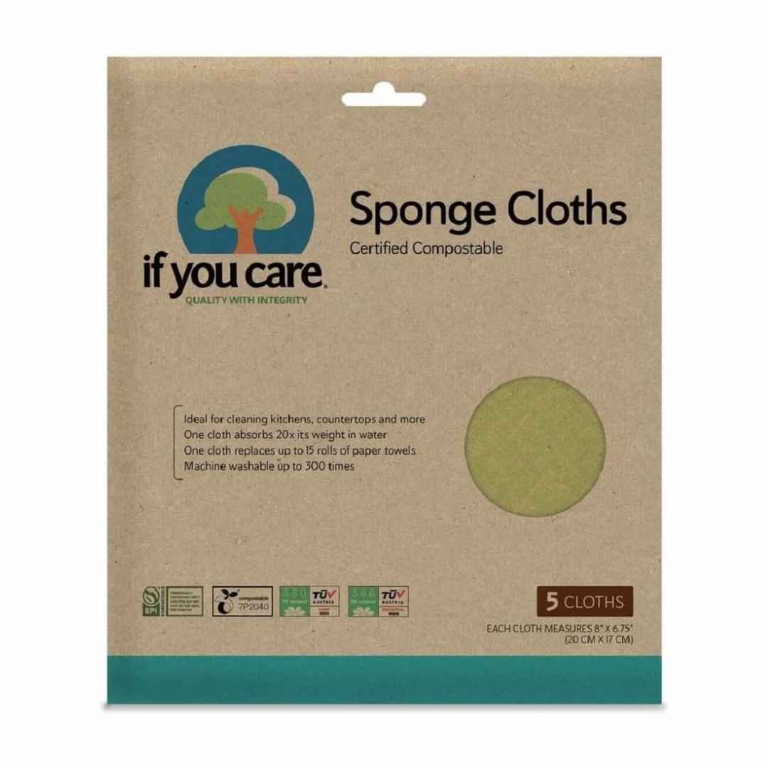 Reusable Sponge Cloths | 5-Pack