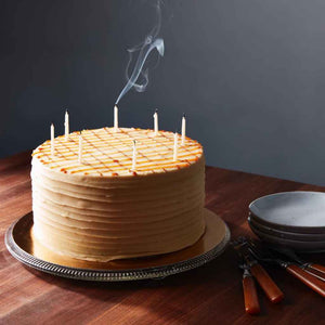 Beeswax Birthday Candles made by Knot & Bow in Ombre Ivory