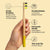 Mama P kids bamboo toothbrush - yellow and black for Save the Bees