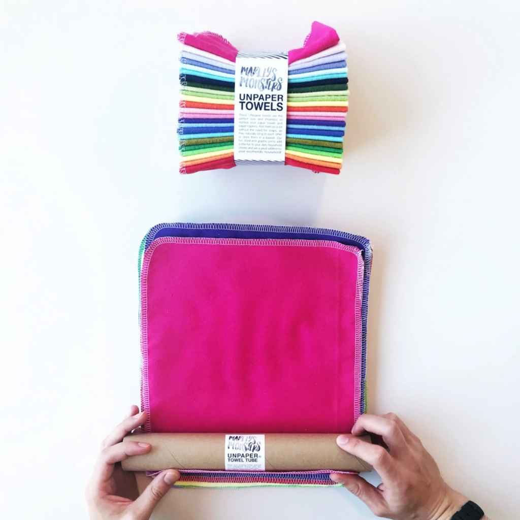 Marley's Monsters Towel Tube made of sturdy kraft paperboard. Use with UNpaper towels and insert in any paper towel roll dispenser.