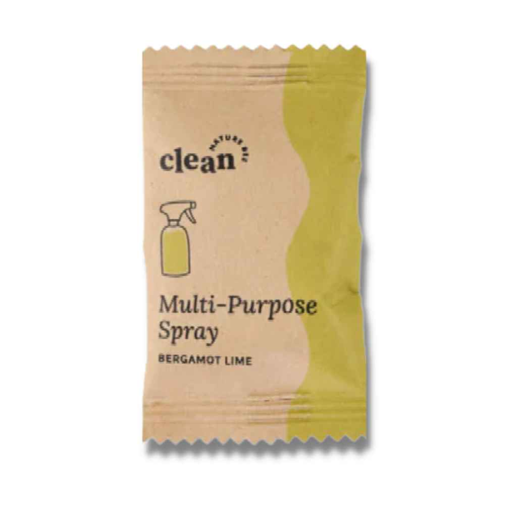 Nature Bee Clean Multi-Purpose Spray concentrated refill tablets, bergamot lime.