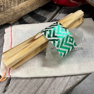 Palo Santo Incense & Quartz Crystal – Bundle