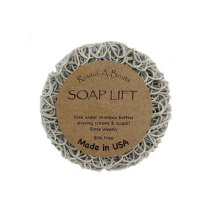 Soap Lift by Sea Lark Enterprises - Round Shape, made of corn-based bioplastics. BPA free. Made in USA.