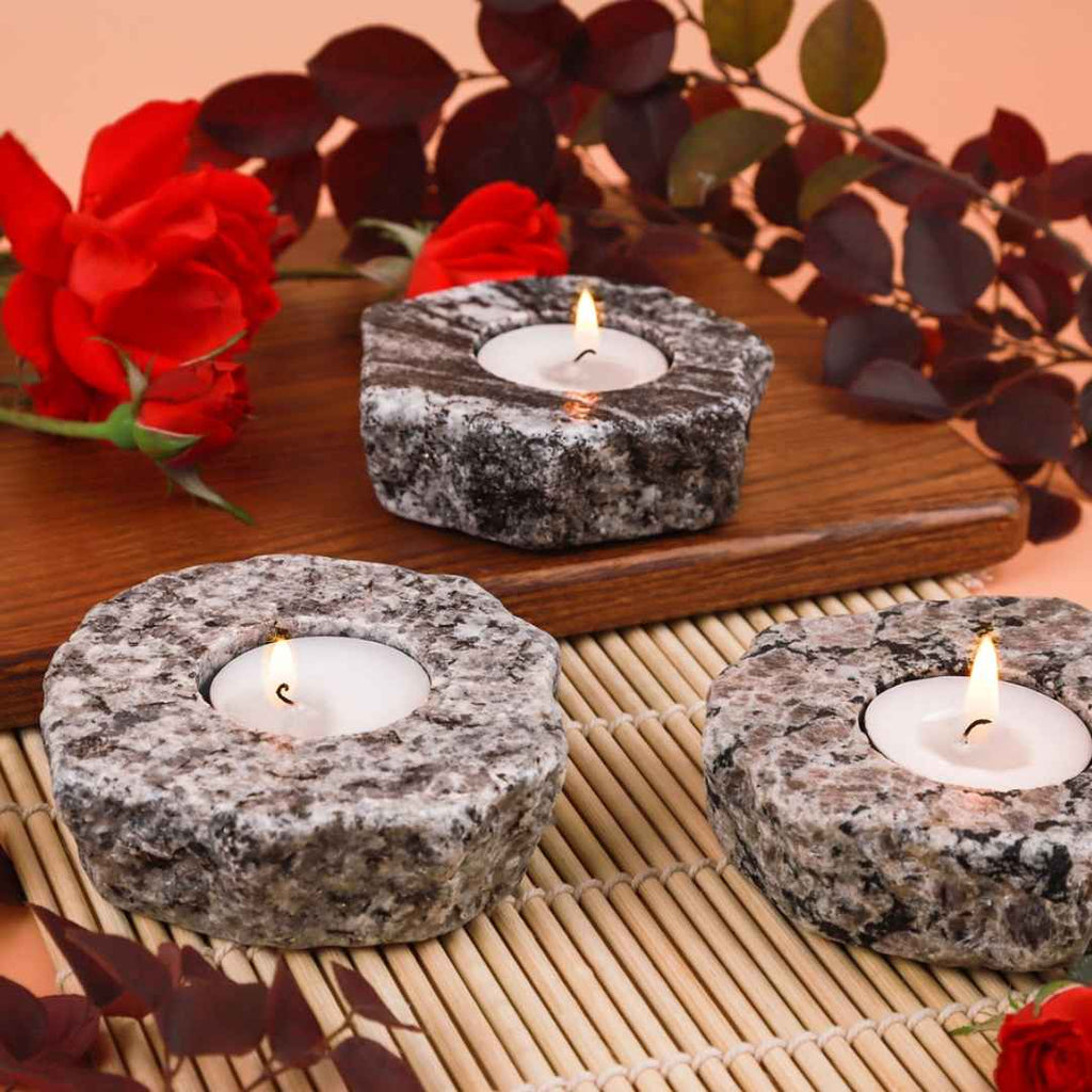 Granite Candle Powered shops Hot Plate with Tea Light Holder