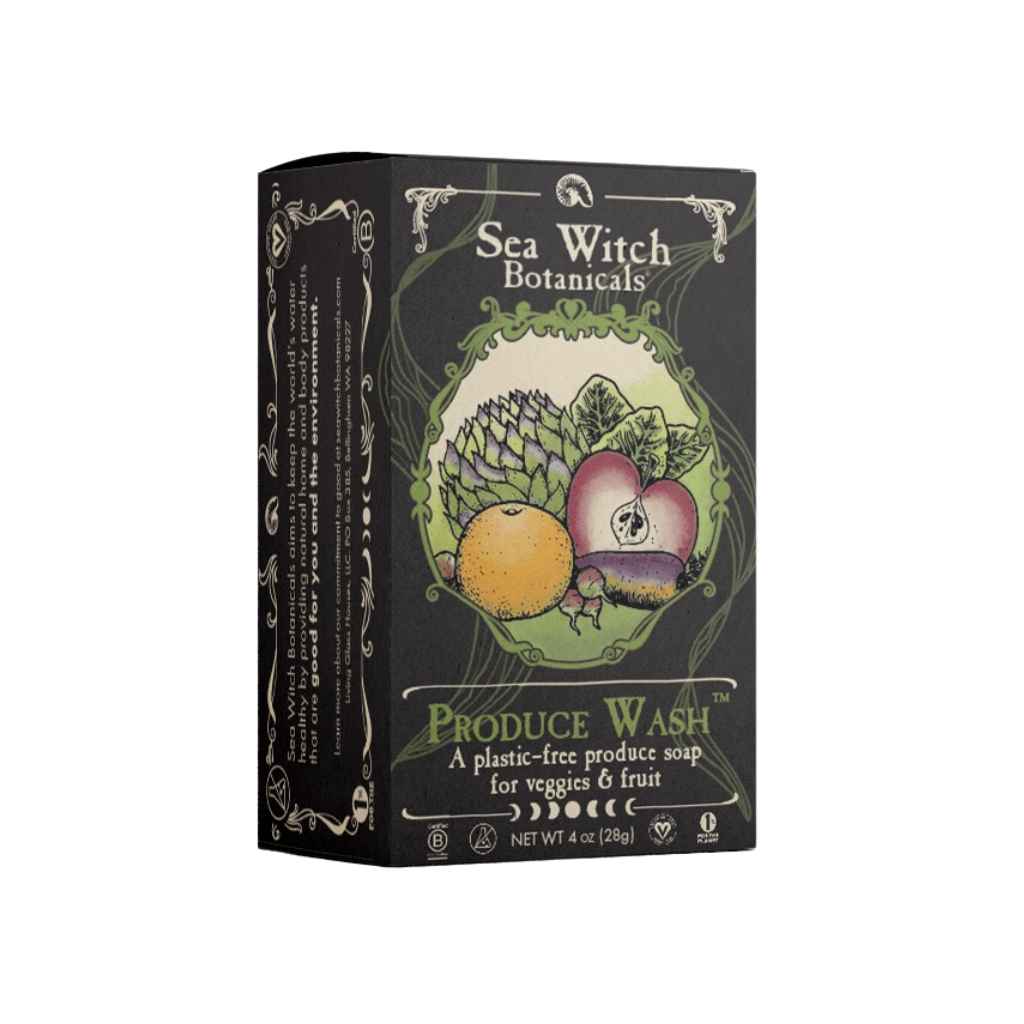 Sea Witch Botanicals PRODUCE WASH - plastic-free produce soap for veggies &amp; fruit