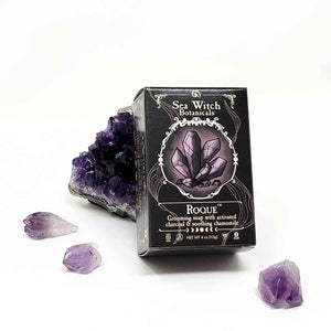 Roque Grooming Soap with Activated Charcoal made by Sea Witch Botanicals.