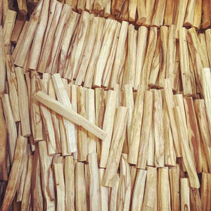 USDA certified sustainable Palo Santo incense sticks from Ecuador from Southern Rhoades Apothecary. Certified Eco-Friendly Palo Santo.
