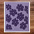 Purple Swedish Dishcloth with Violets Pattern Eco-Friendly