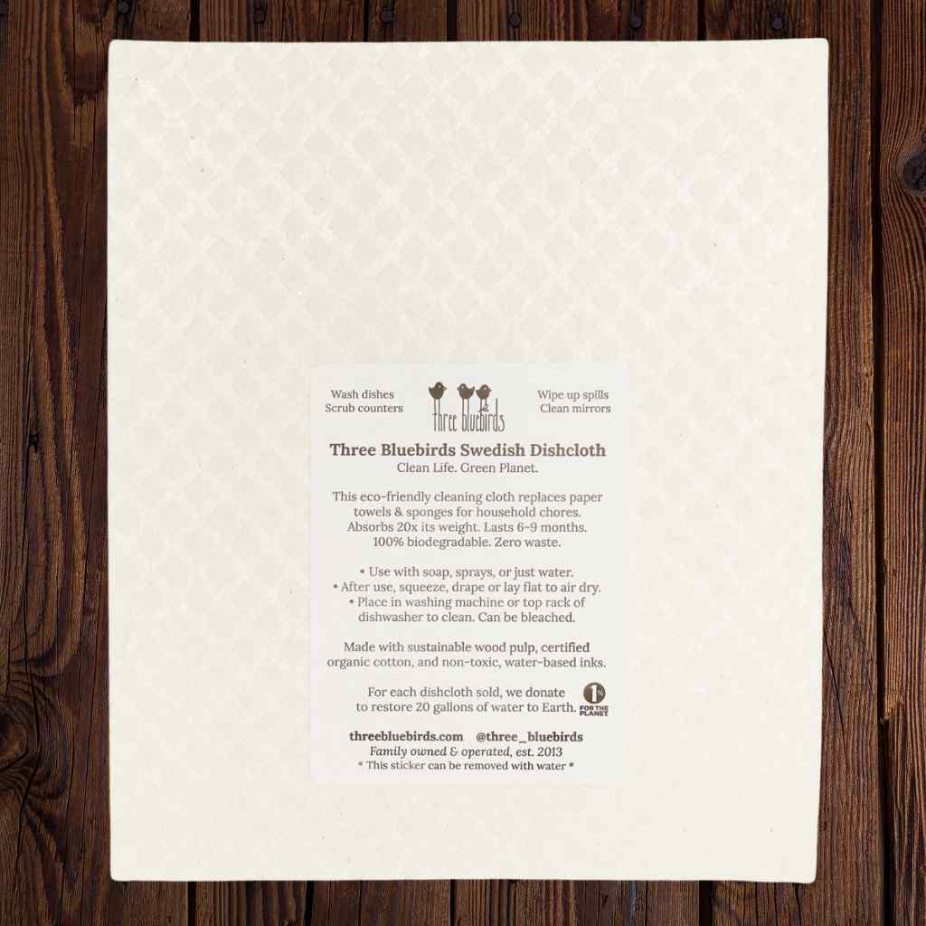 Swedish Dishcloth — Woodland Trees