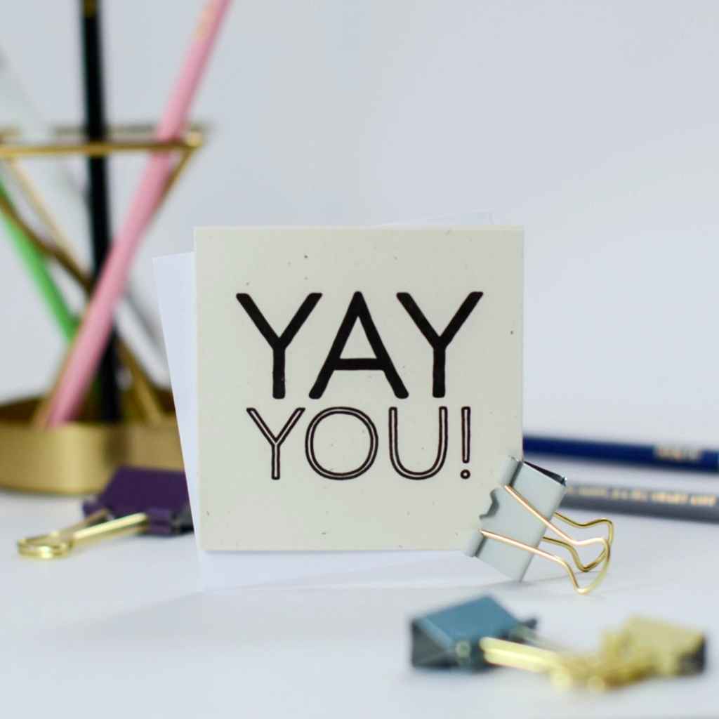 Mini Notecard | YAY YOU! Info