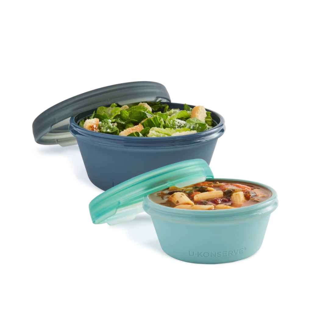 Food Storage Containers with Lids - Plastic Nesting Containers for