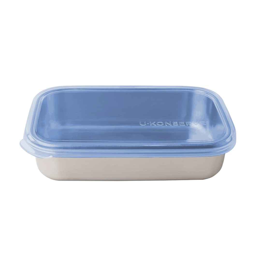 Stainless Steel Container with Silicone Lid — Rectangle