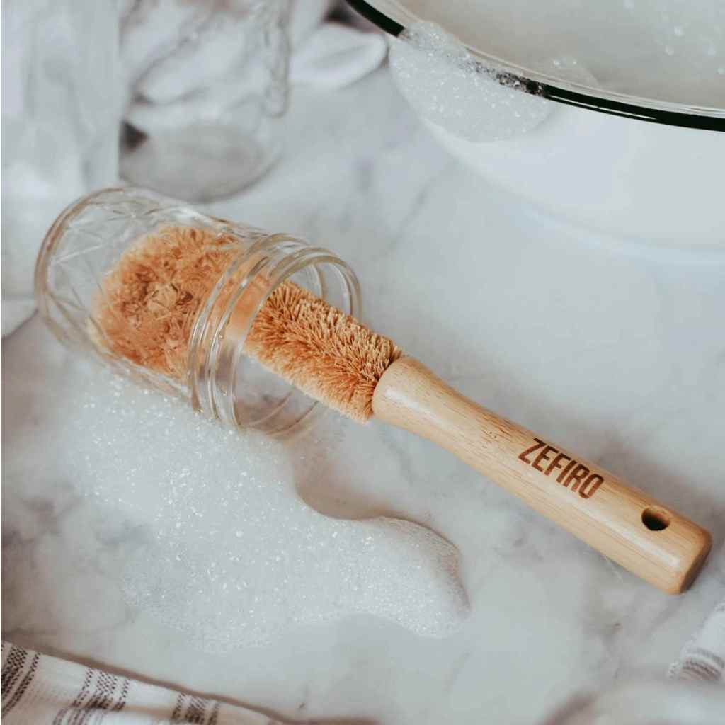 Bamboo and Coir Bottle Brush