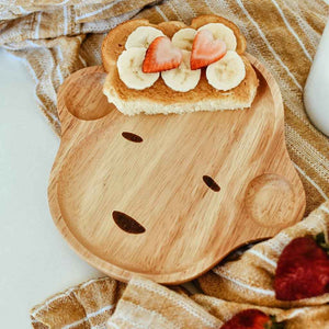 Wooden Plates made by Zefiro - Animal shapes - Monkey.