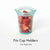 Zip Top 100% Platinum Silicone Reusable Cups, available in three sizes, in Teal color. Fits cup holders in car!