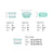 Zip Top 100% Platinum Silicone Reusable Food Storage Dishes, available in three sizes, in Teal color. Diagram of dimensions of each size.