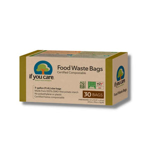Package of compostable good waste bags