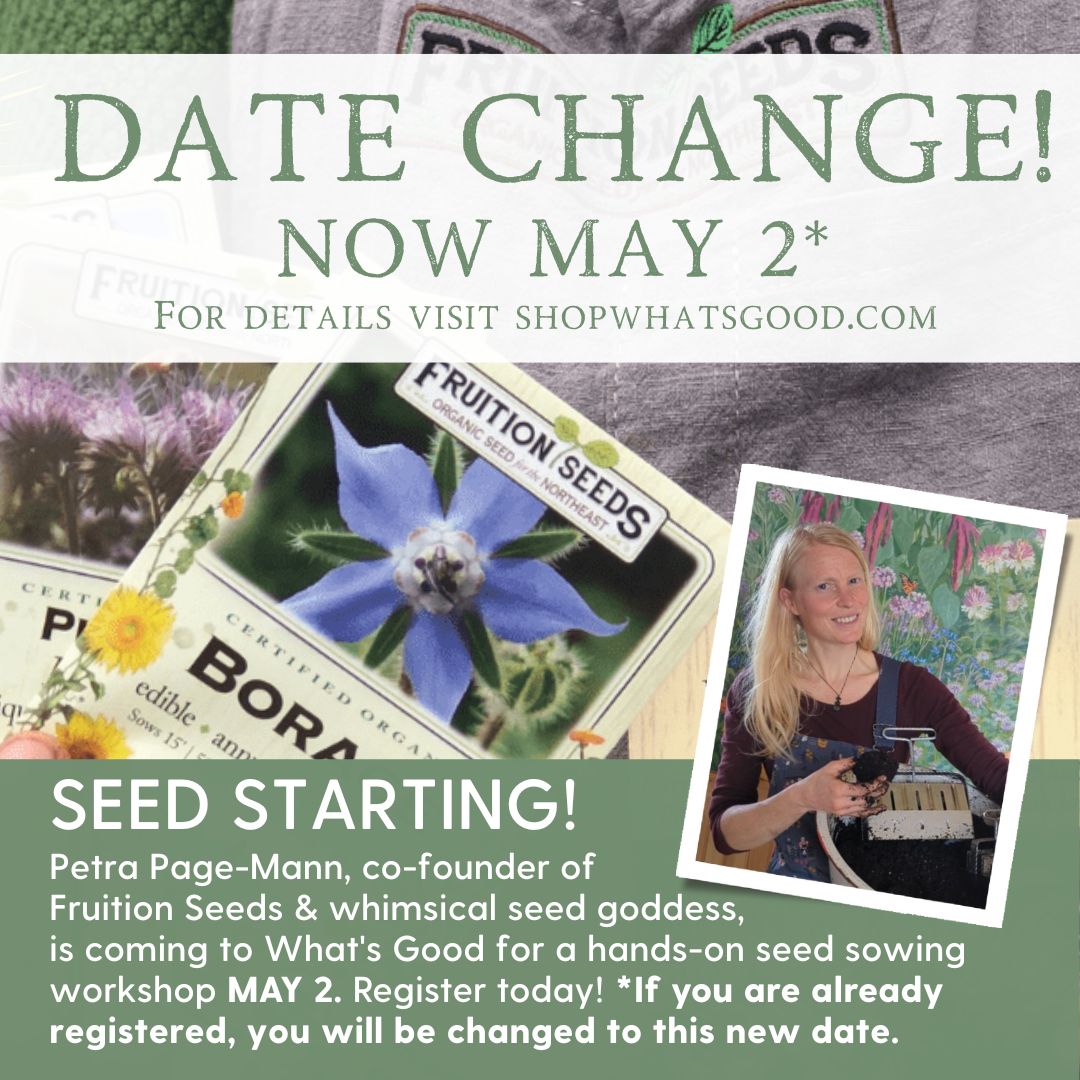 Workshop: Seed Starting with Fruition Seeds  | May 2, 2023