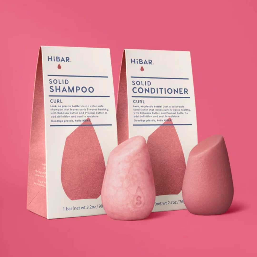 HiBAR Shampoo &amp; Conditioner Bars - Curl