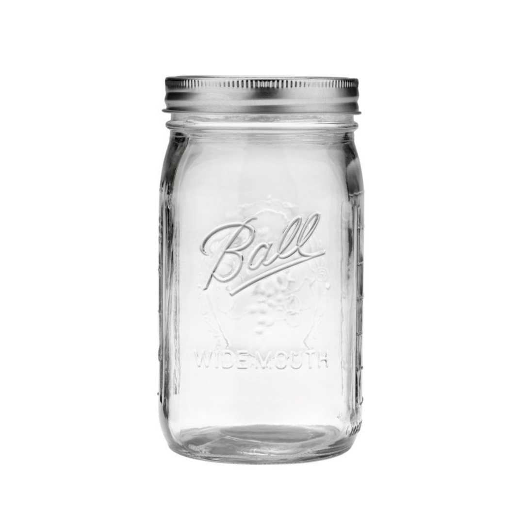 Glass jar wide mouth discount
