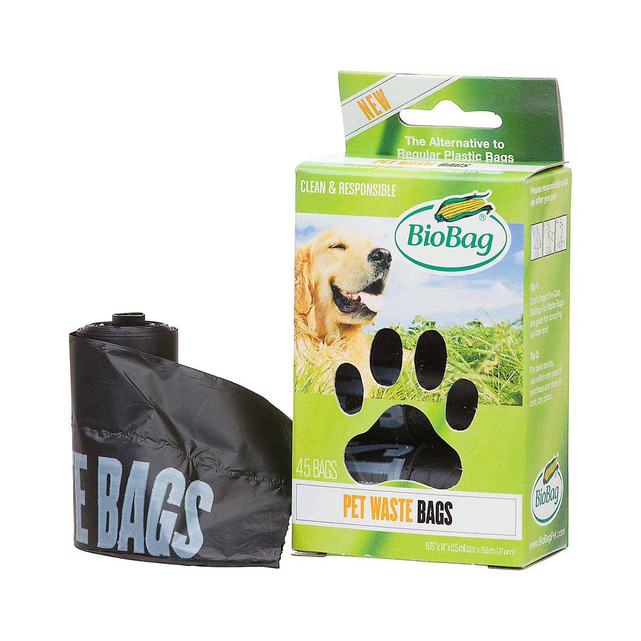 Pet Waste Bags — 3 Rolls
