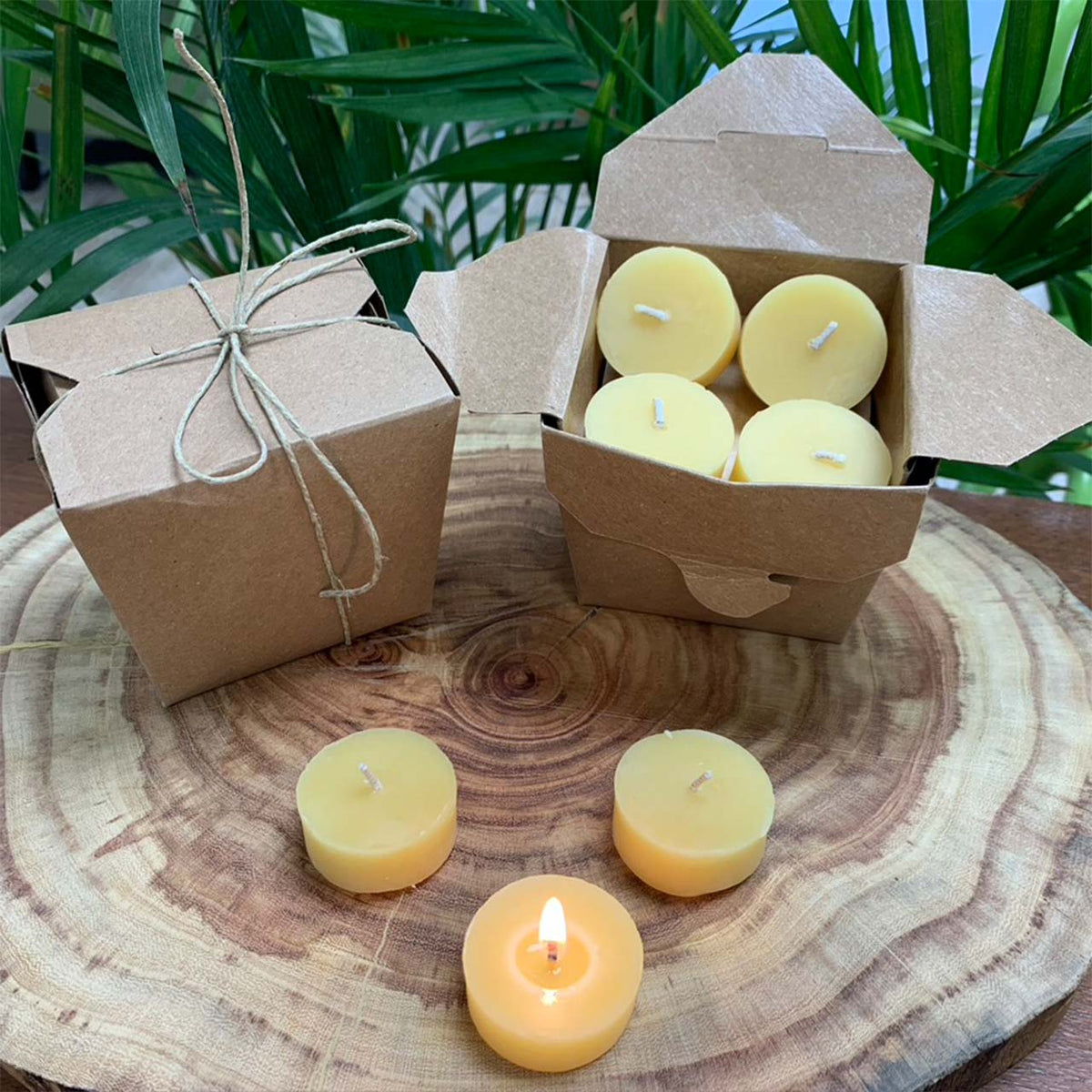 Naked Tea Lights — 100% Pure Beeswax