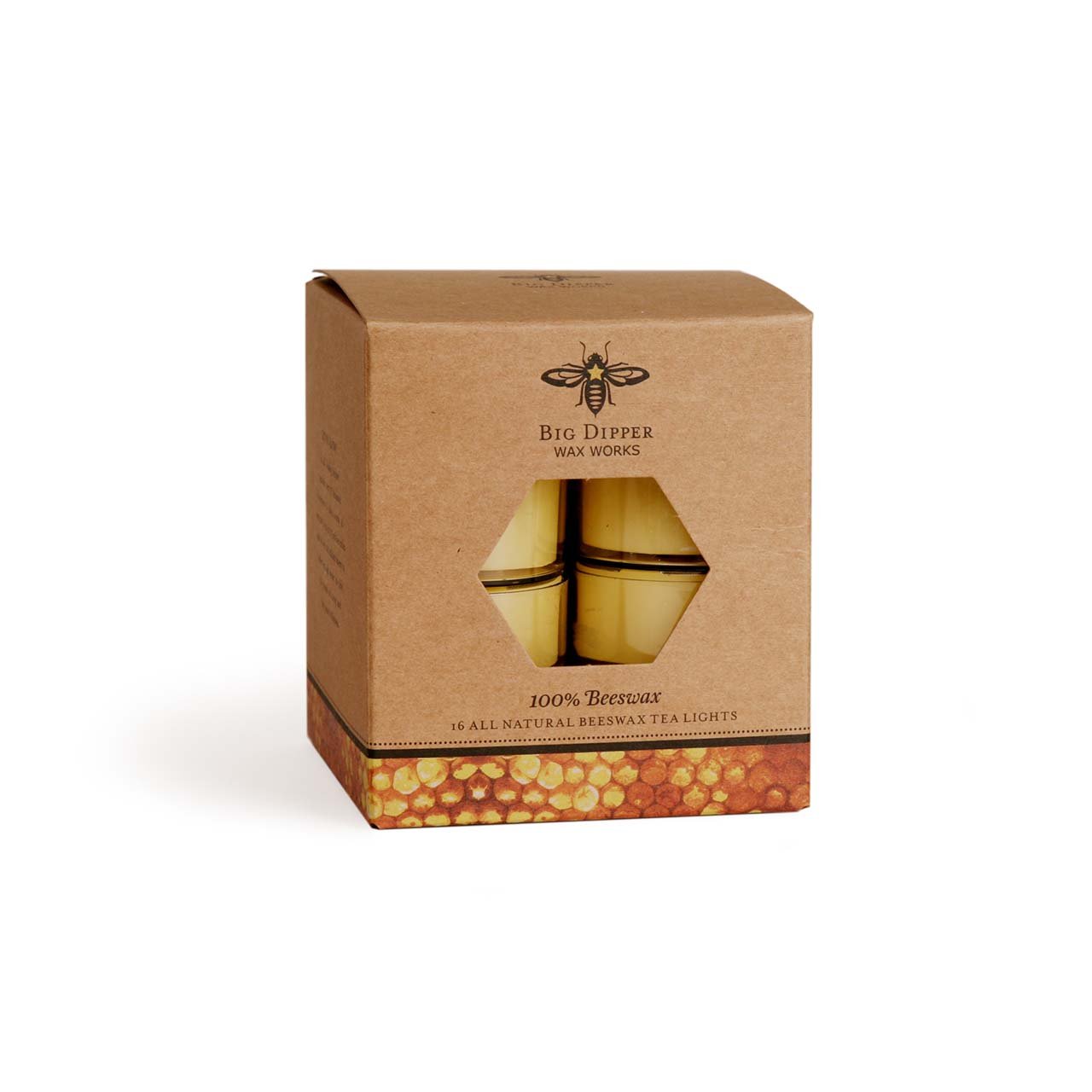 Tea Lights — 100% Pure Beeswax