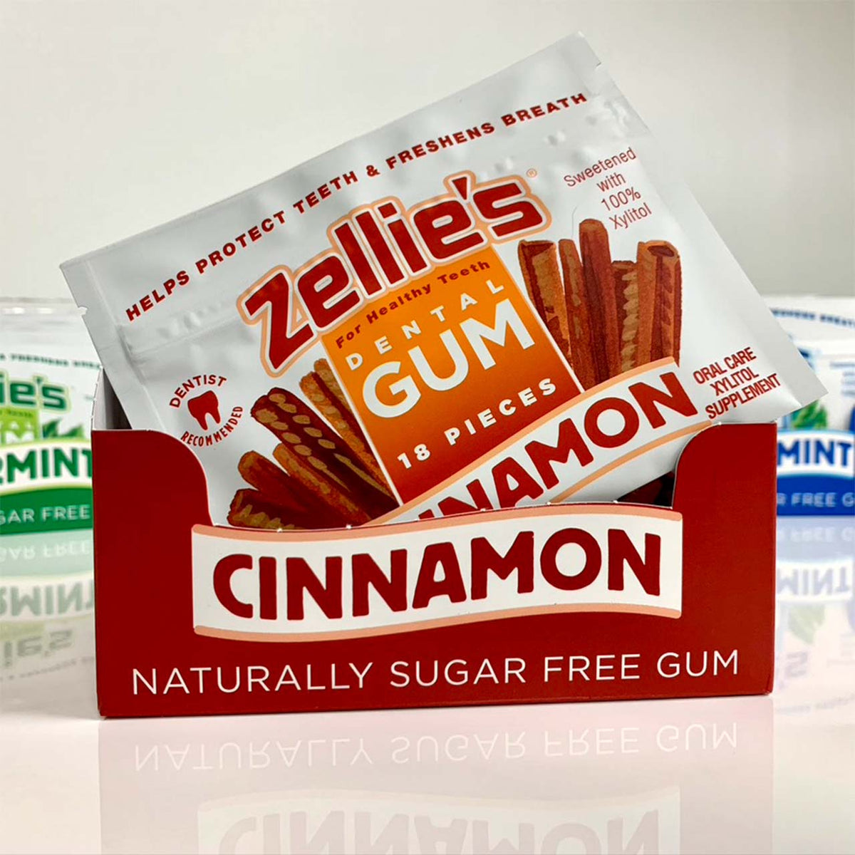 Zellie&#39;s All Natural Gum — Cinnamon
