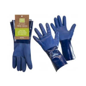 two pair, Blue 100% latex free, nitrile all-purpose gloves