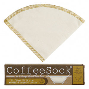 Reusable, organic cotton coffee filter for Vario made in USA.