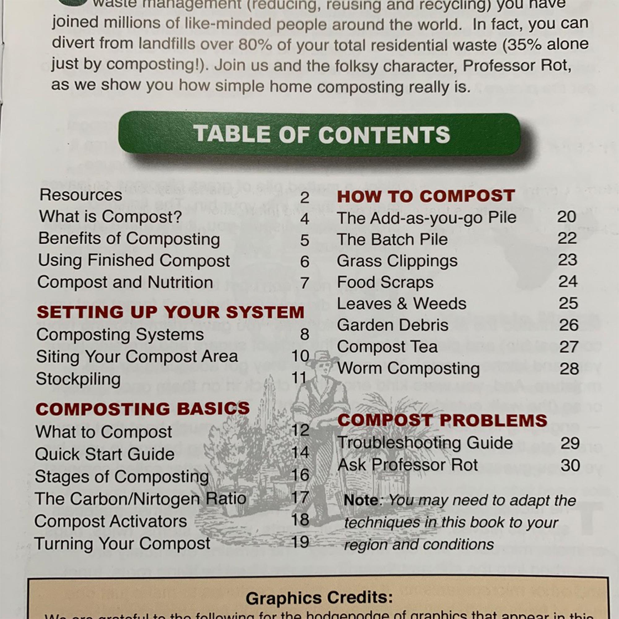 The worlds most popular compost guide, Home Composting made easy. By C.Forrest McDowell & Tricia Clark-McDowell Paperback 31 pages.
