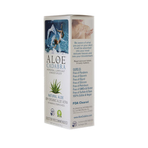 Aloe Cadabra® nourishes your skin while enhancing you know what, naturally. Made with 95% organic aloe vera and enriched with vitamin E, Aloe Cadabra gives you all the good, and none of the bad. Use it for fun. Use it to restore your everyday comfort. 2.5 oz Unscented.