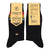 black with rainbow design, Socks that support LGBTQ Medium or Small.