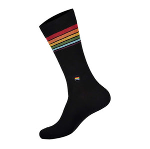 black with rainbow design, Vegan that support LGBTQ Medium or Small.