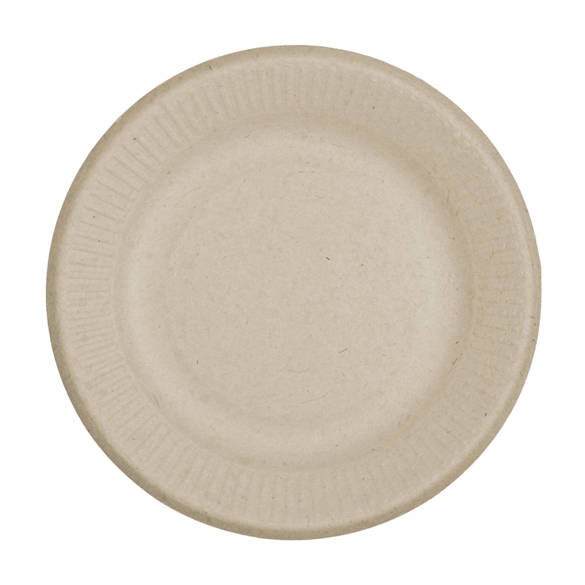 compostable 6" ripple edge, paper plate