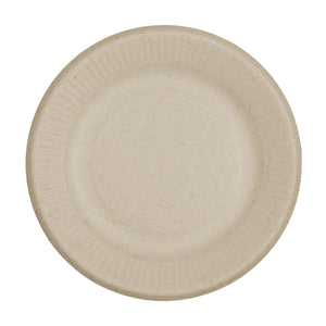compostable 6" ripple edge, paper plate