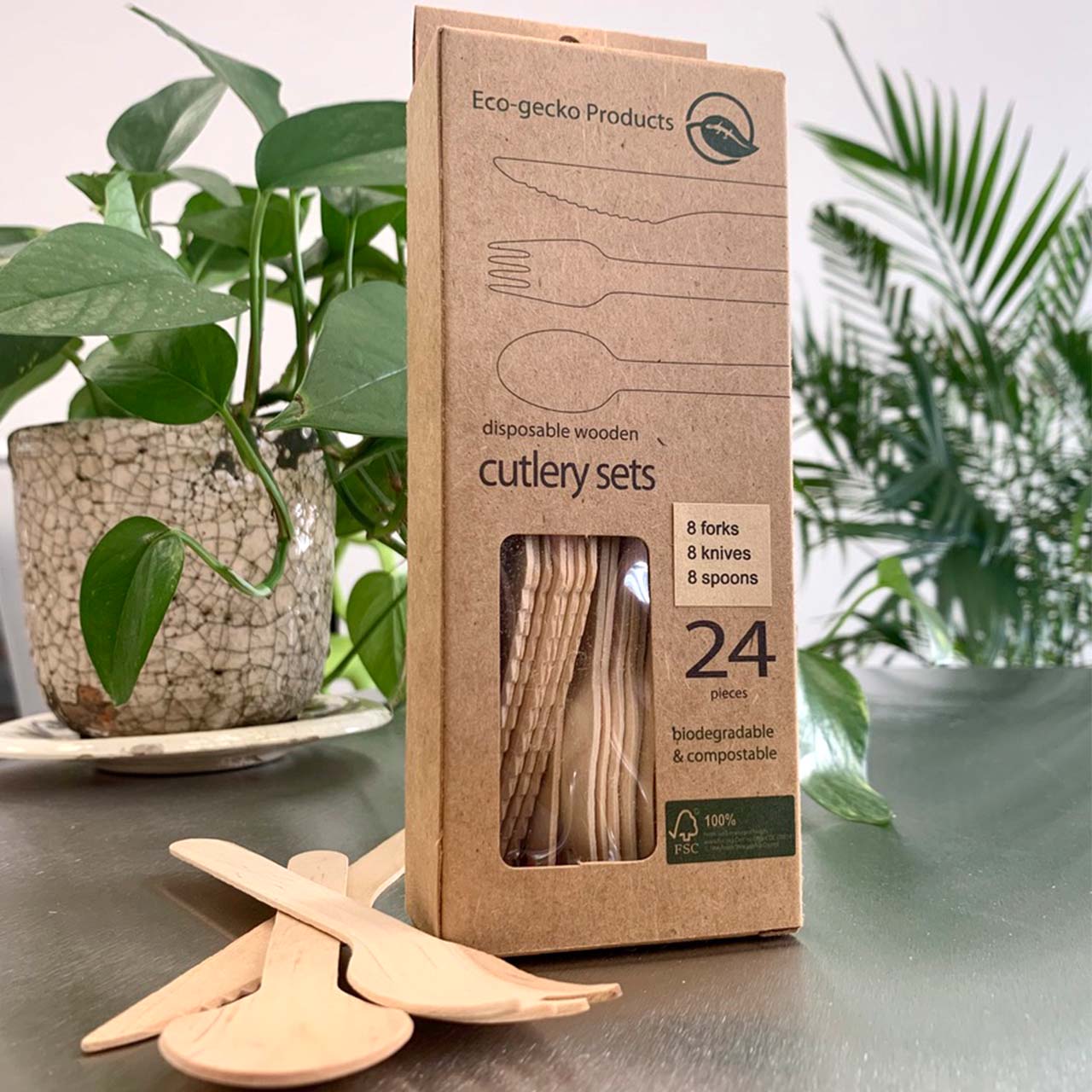 Disposable FSC® Birch Cutlery