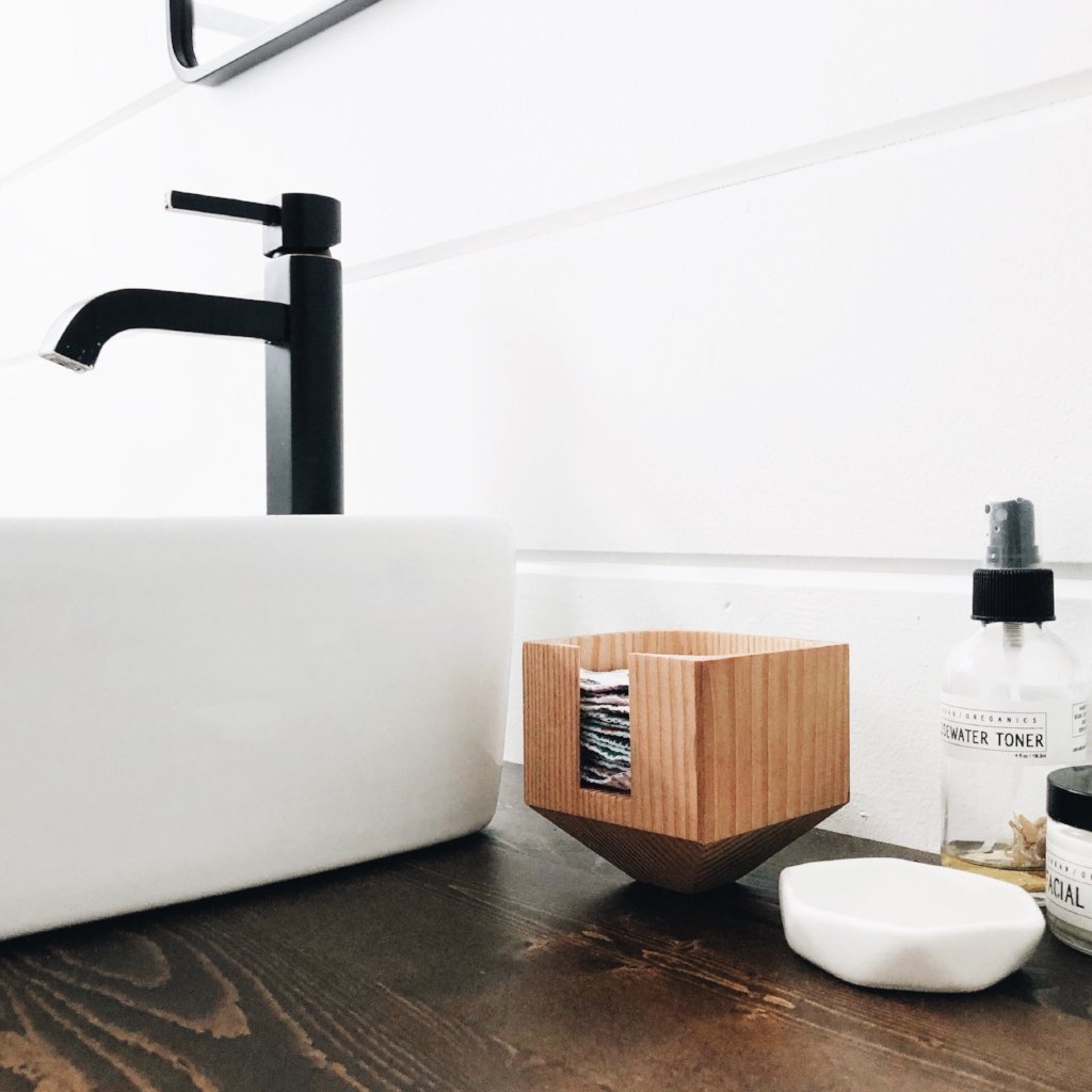 Marley's Monsters Reusable Facial Rounds in Douglas Fir container -100% Cotton--What's Good