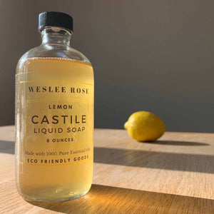 Lemon Castile Soap -8 ounces--What's Good