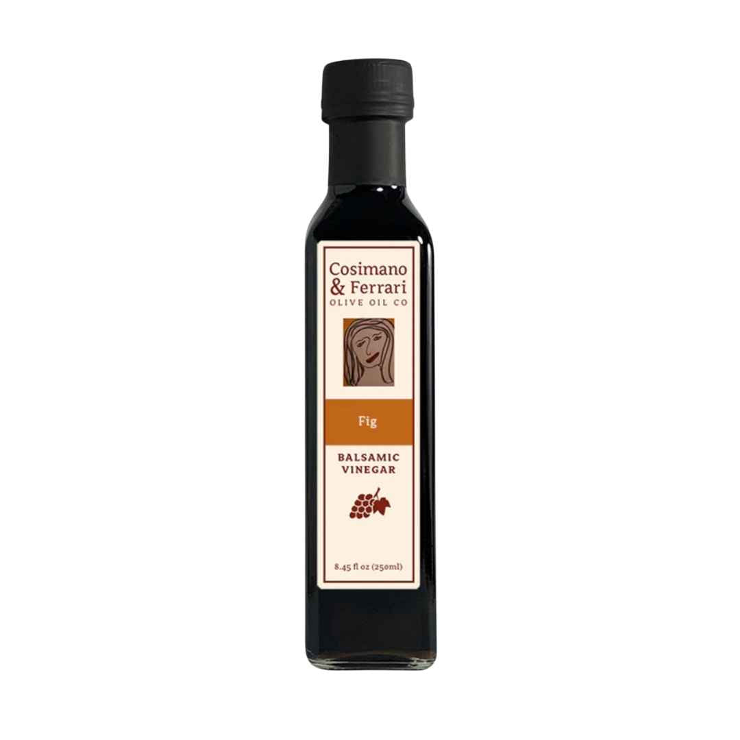 Cosimano & Ferrari's Fig Balsamic Vinegar, 8/45 fl oz. Sourced in Italy, made in USA.