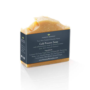 Honeoye Remedies® Revive & Renew Manuka Honey and Tea Tree Oil Bar Soap, 3.5oz. Made in USA.