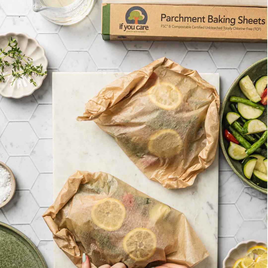  If You Care Parchment Roasting Paper Bags – Pack of 2 -  Unbleached, Chlorine Free, Nonstick, Compostable, Silicone Coated – Extra  Large Size: Home & Kitchen