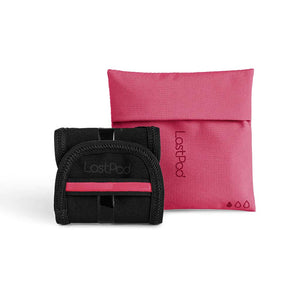 LastPad reusable menstrual pad. Small size. Red. Includes carrying pouch.