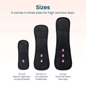 LastPad reusable menstrual pad. Small, medium, and large sizes. Includes carrying pouch.