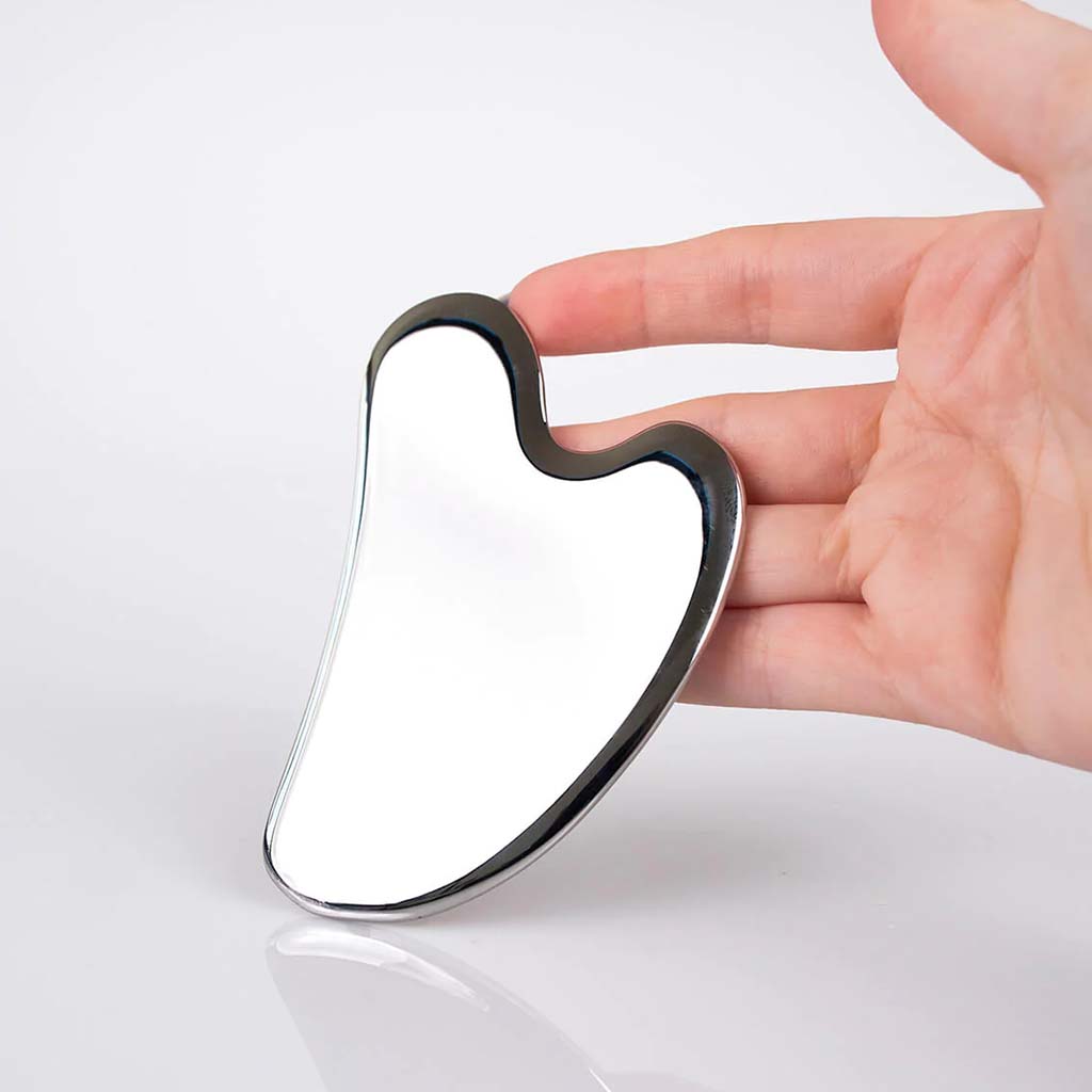 Gua Sha Facial Massage Heart Stainless Steel