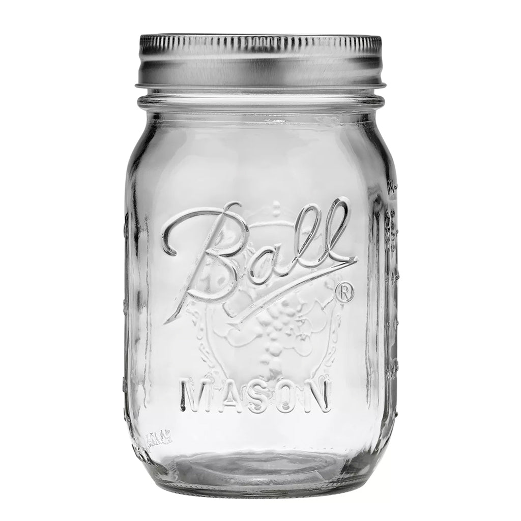Mason Ball Jar — 16oz Regular Mouth